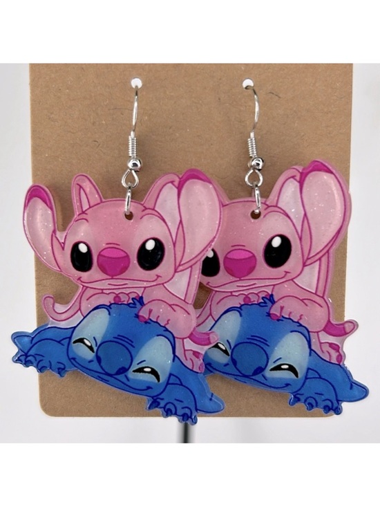 Fashion Jewelry Jewelry - Acrylic Lilo and Stitch Earrings Cute Characters  Fashion Jewelry